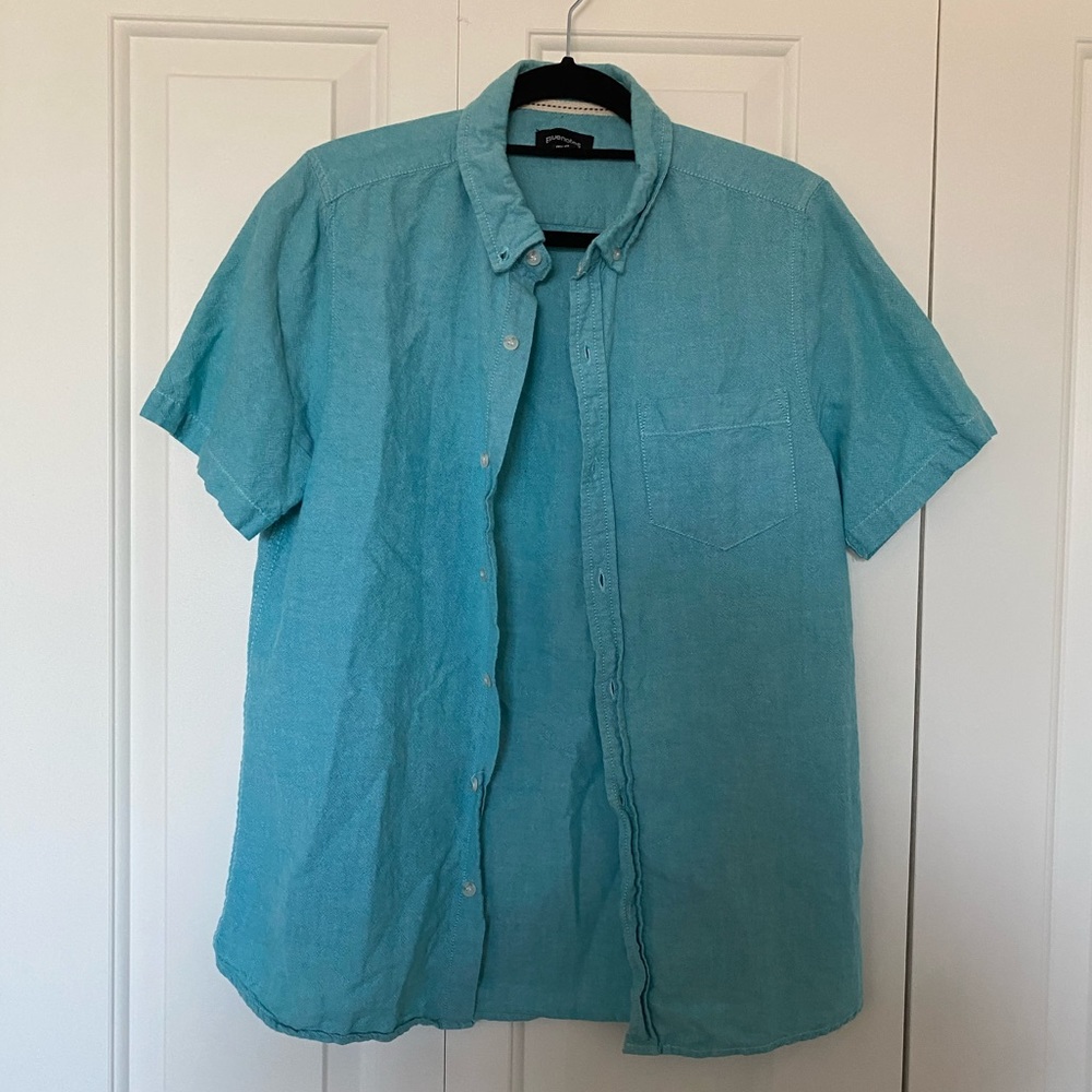 🎉5/$30 - Men’s teal casual button down